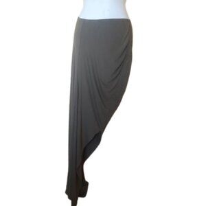 Khaki Green Asymmetrical Skirt Size Medium / 6